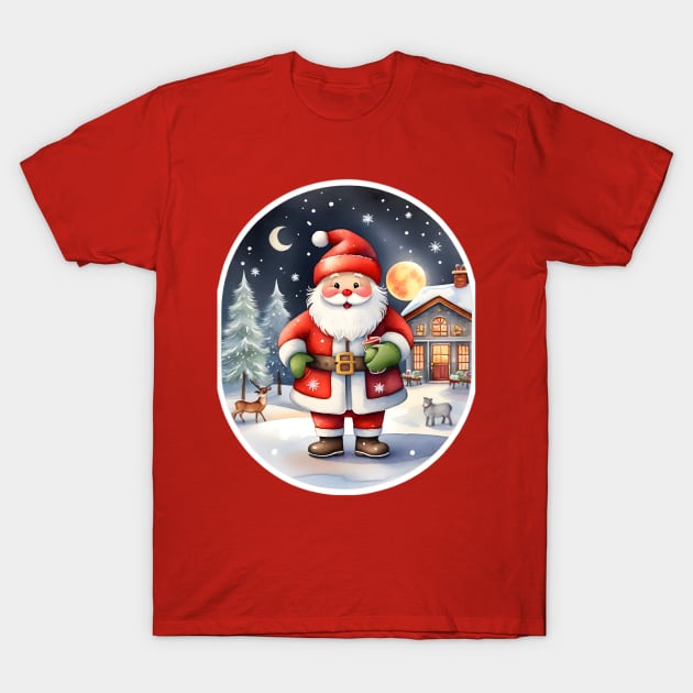 santa T-Shirt by artydesigner